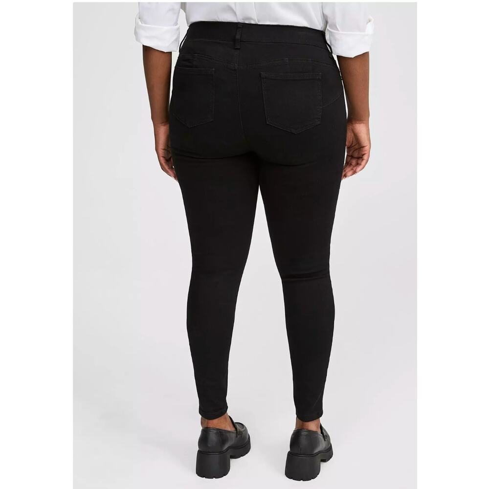 Torrid Bombshell Premium Stretch Black Skinny Jea… - image 2